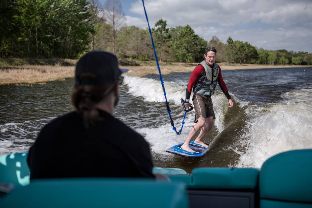 Learning How to Wakesurf at the Boarding School