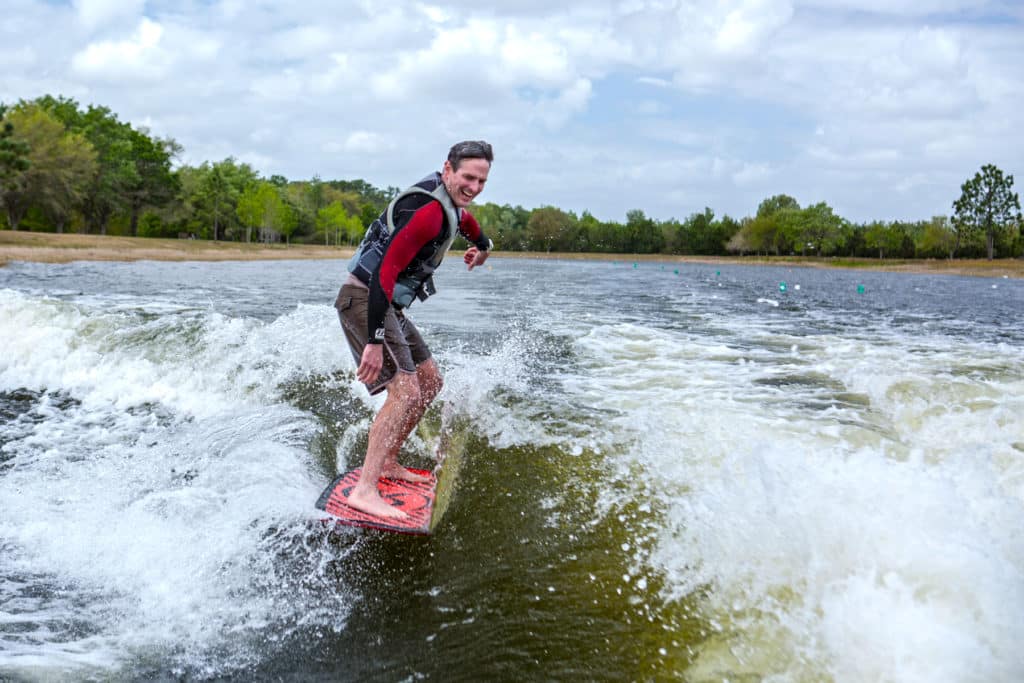 Learning How to Wakesurf at the Boarding School