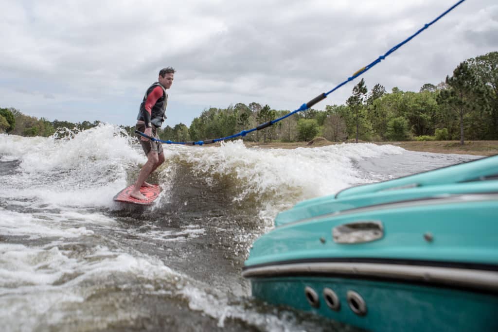 Learning How to Wakesurf at the Boarding School