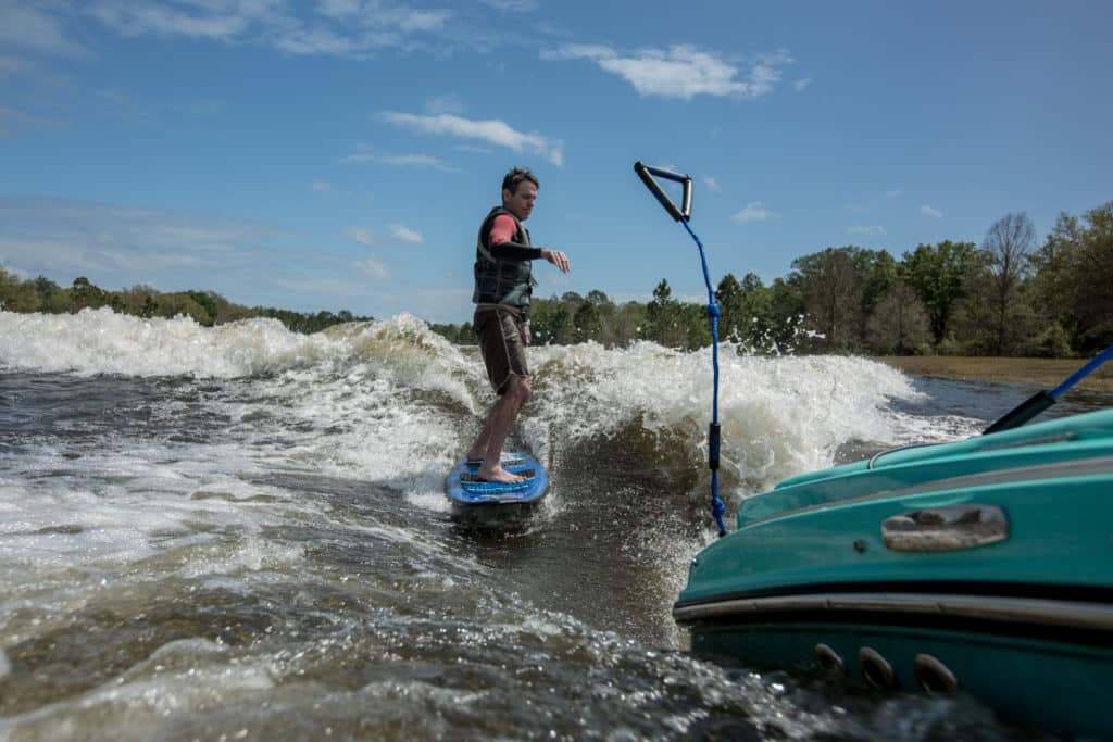 Learning How to Wakesurf at the Boarding School