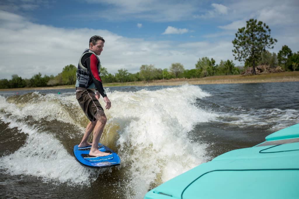 Learning How to Wakesurf at the Boarding School