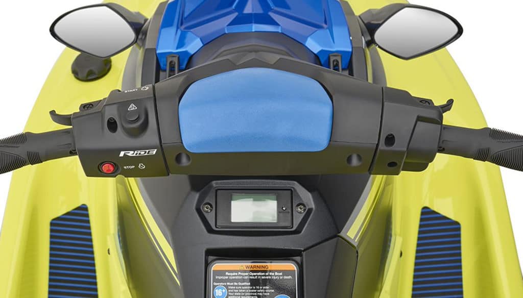 Yamaha WaveRunner EXR controls