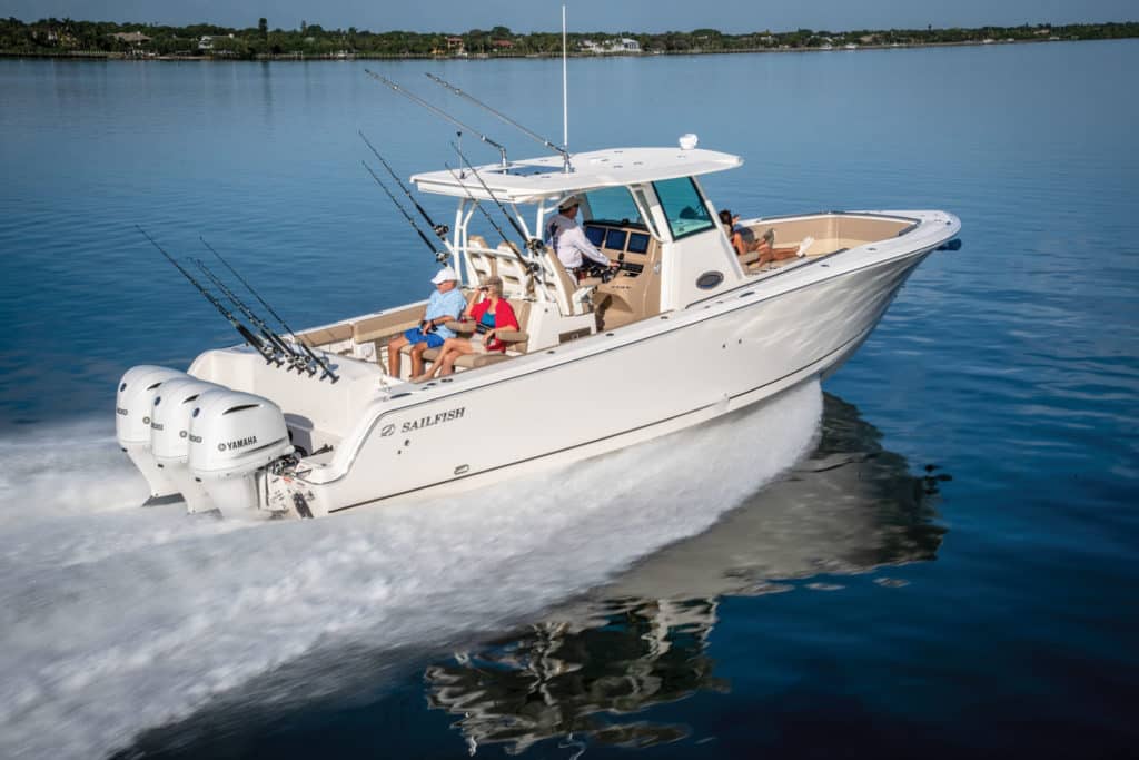 Sailfish 360 CC stern shot