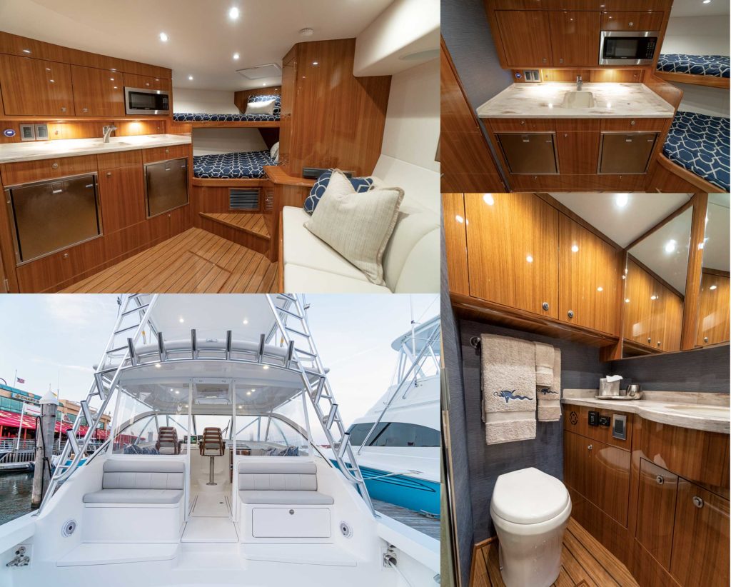 Viking 38 Open Billfish deck layout