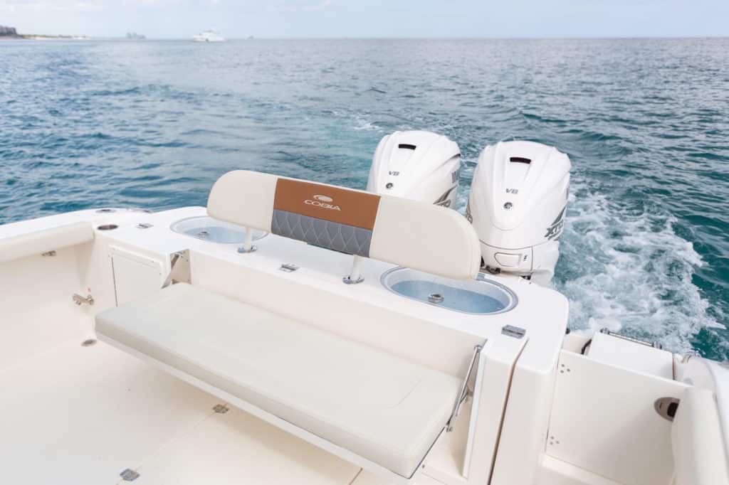 Cobia 350 transom