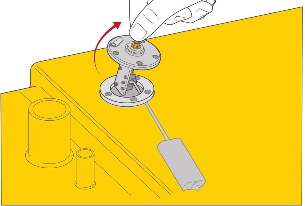 Fuel tank sender unit