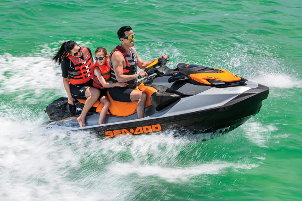 Sea-Doo GTI SE 170 running shot