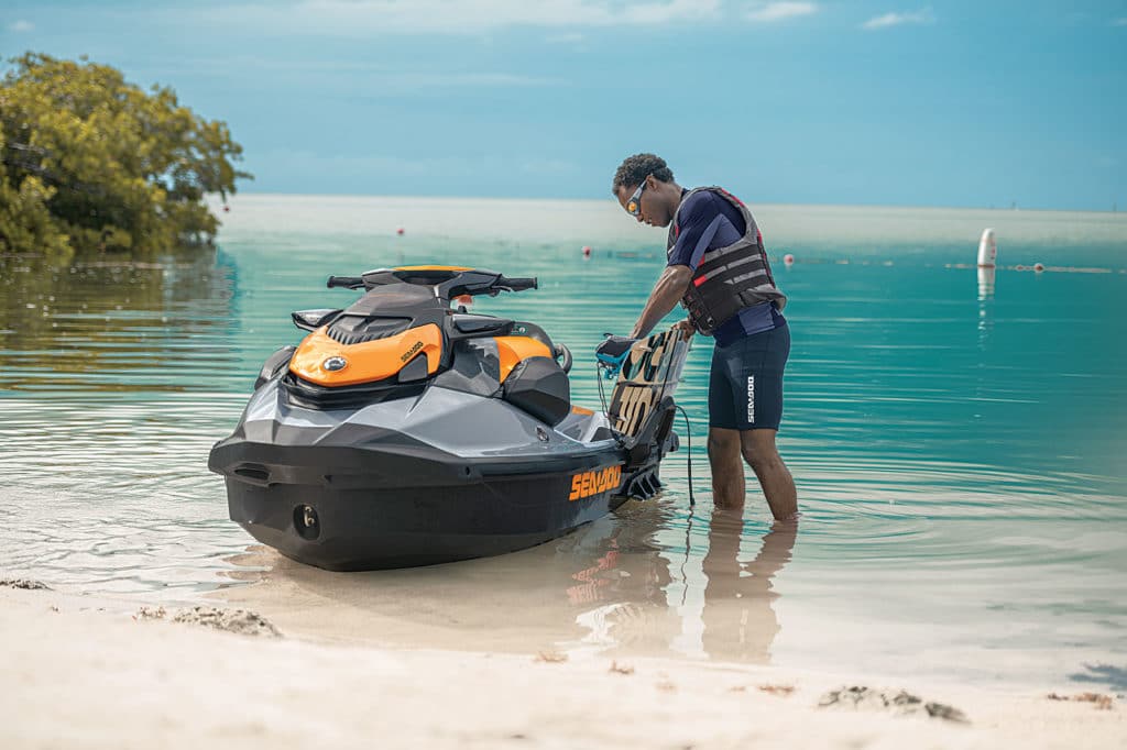 Sea-Doo GTI SE 170 beached