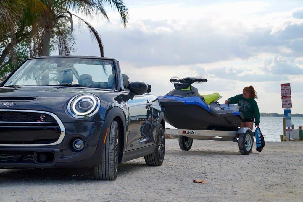 Sea-Doo on a trailer