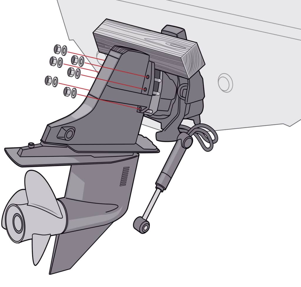 Removing a sterndrive