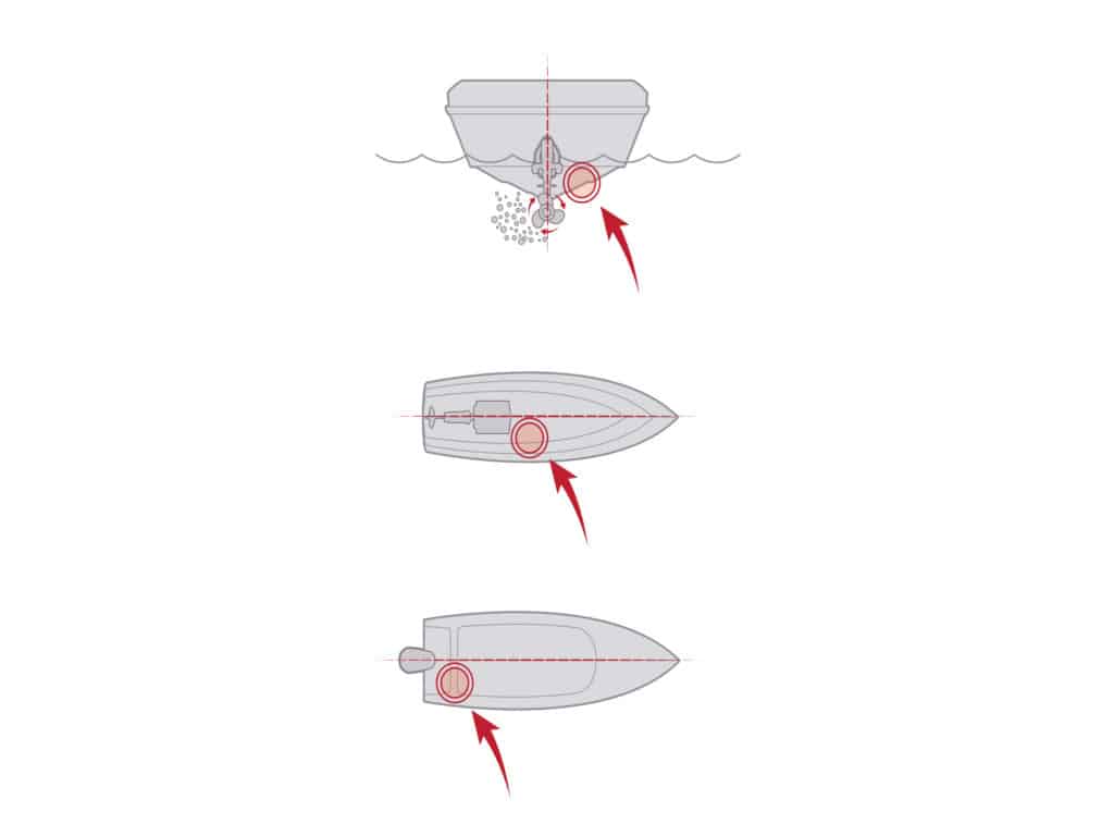 Choosing the right location for a transducer