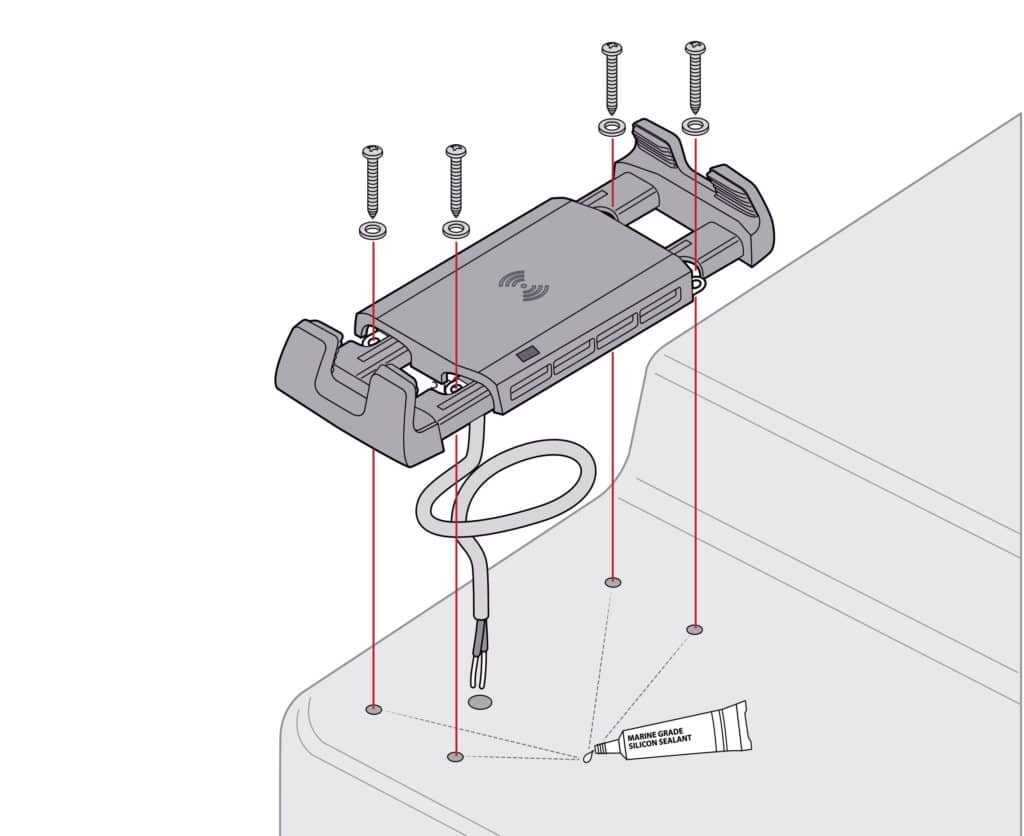 Mounting the charger