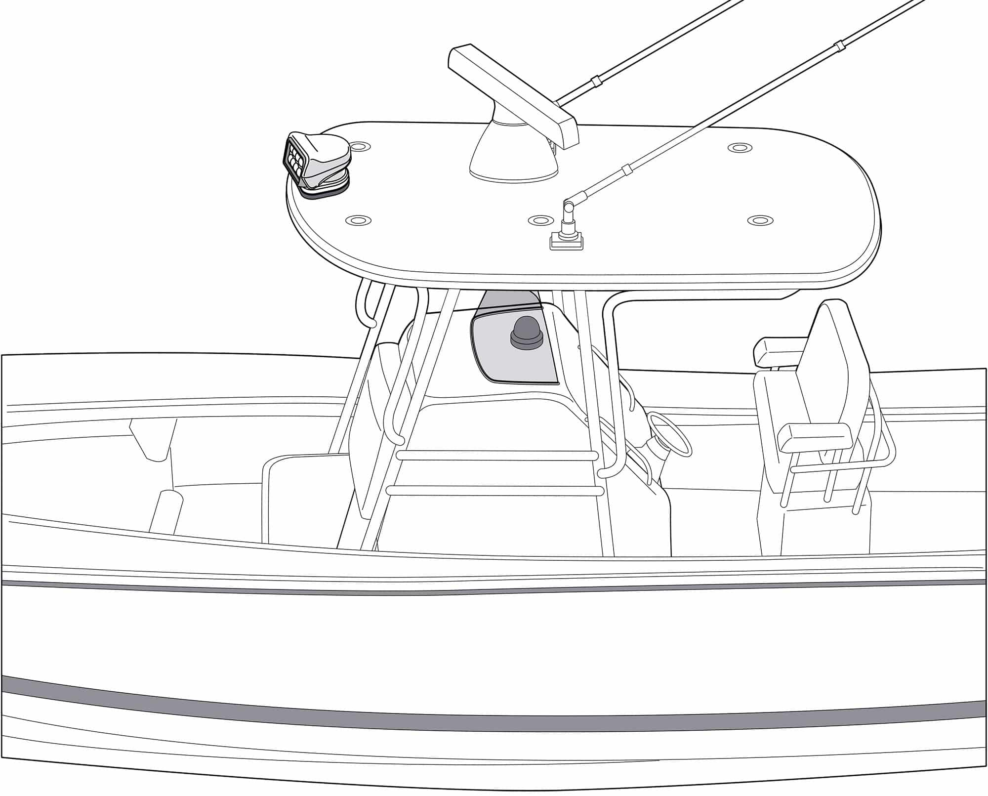 Marine spotlights best sale for boats