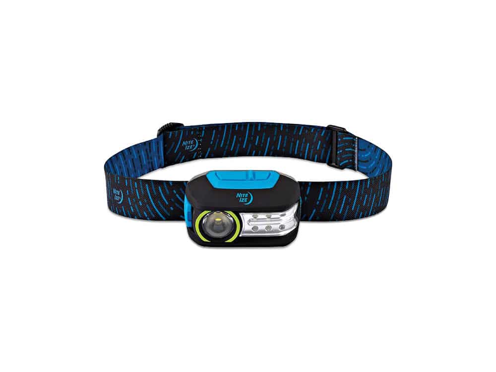 The Nite Ize headlamp makes it easier to see