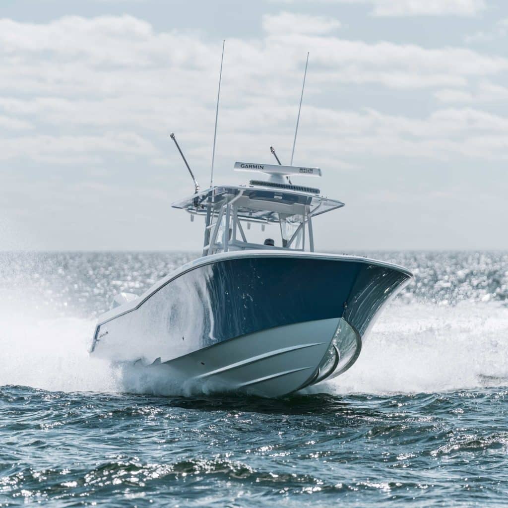 Invincible 36 Open running offshore