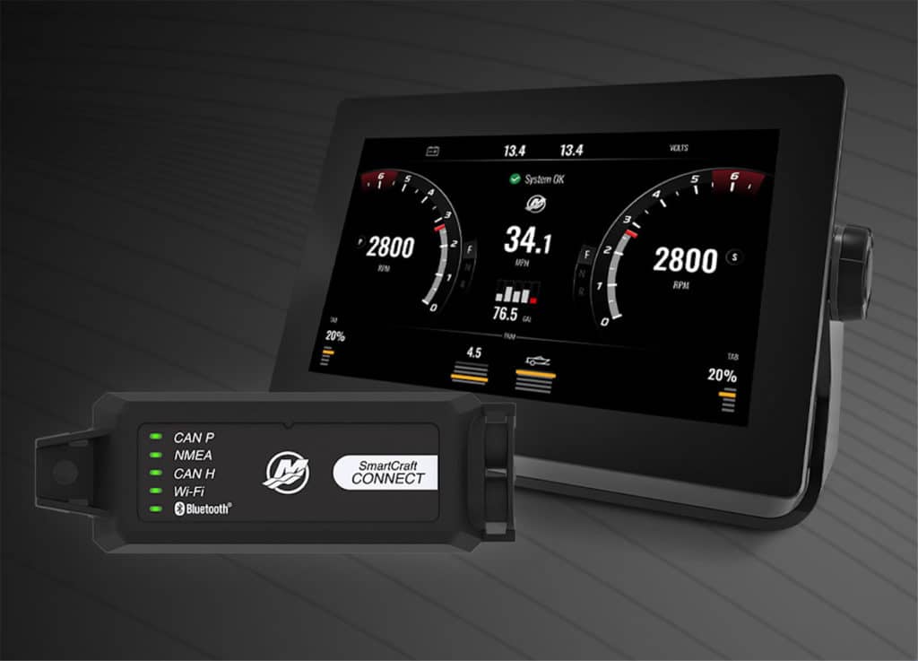 Mercury SmartConnect now interfaces with Garmin and Raymarine displays