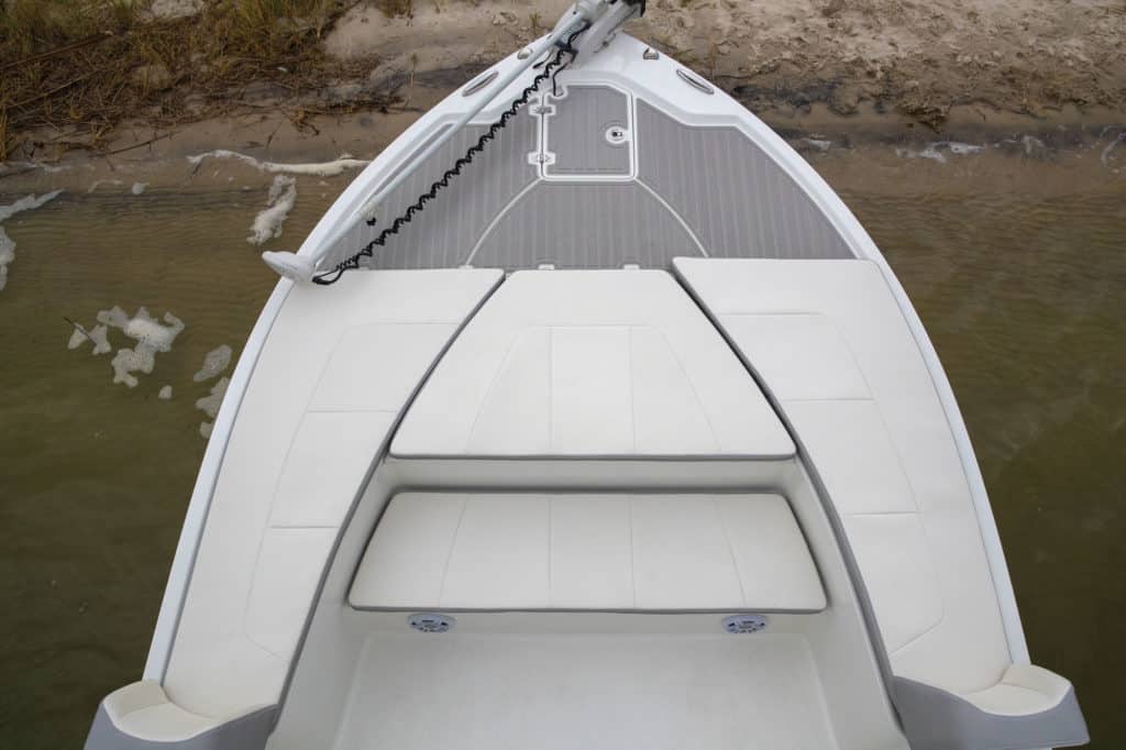 Parker Boats 26SH bow seating