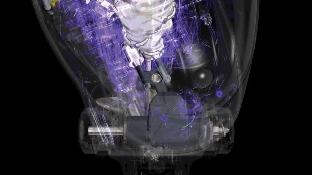 Power steering diagram on Yamaha outboard