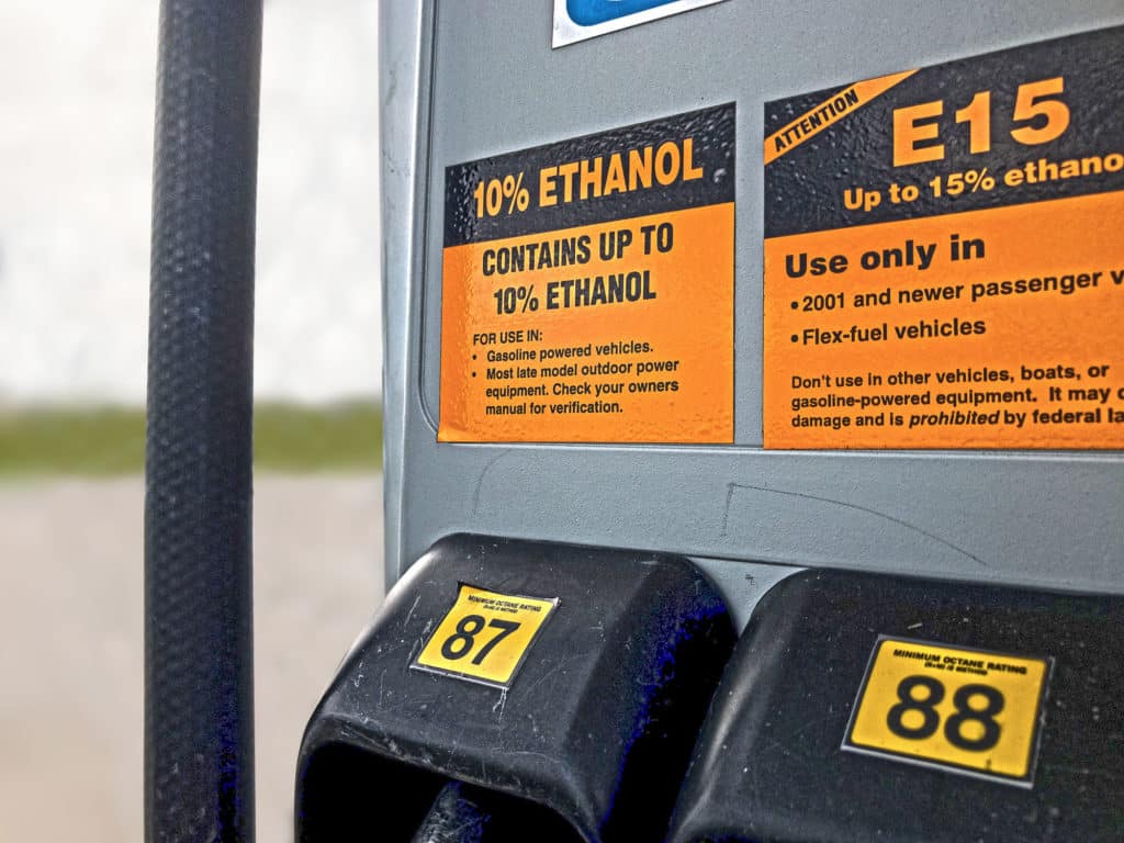 Fuel pump with ethanol