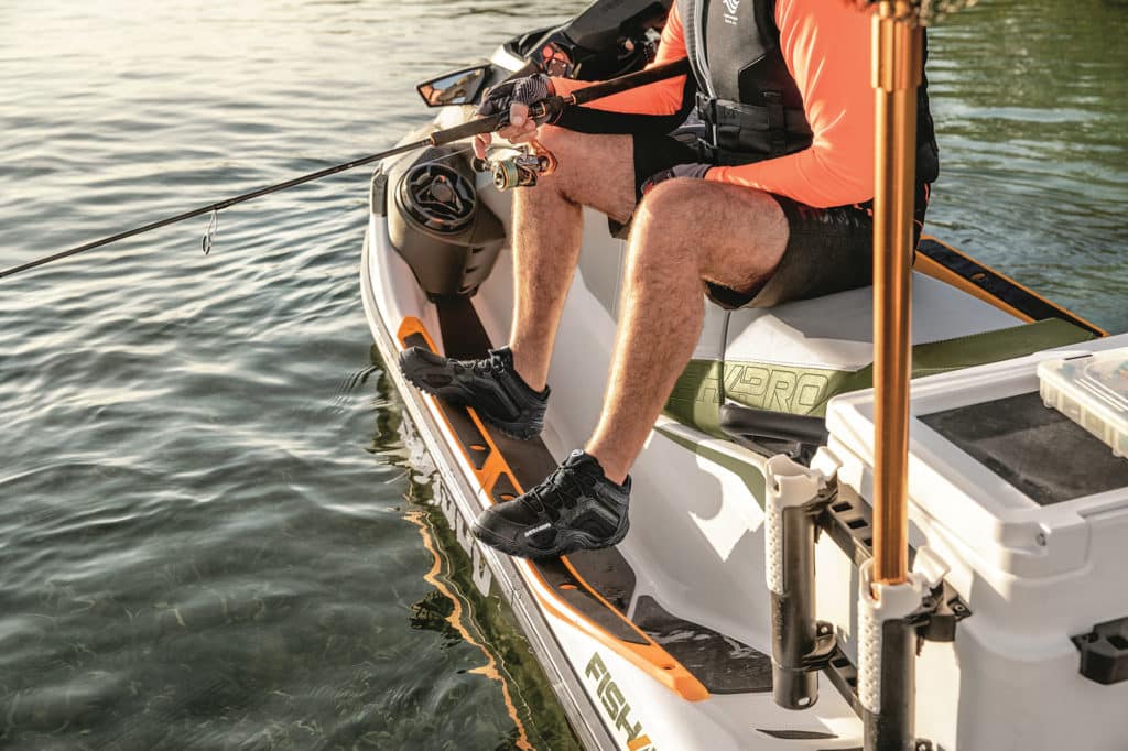 Sea-Doo Fish Pro with fisherman