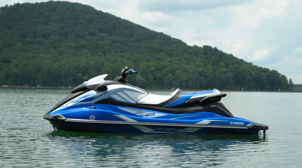 Yamaha GP1800R SVHO at a mountain lake