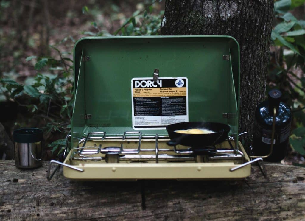 Portable grill to take on a boat