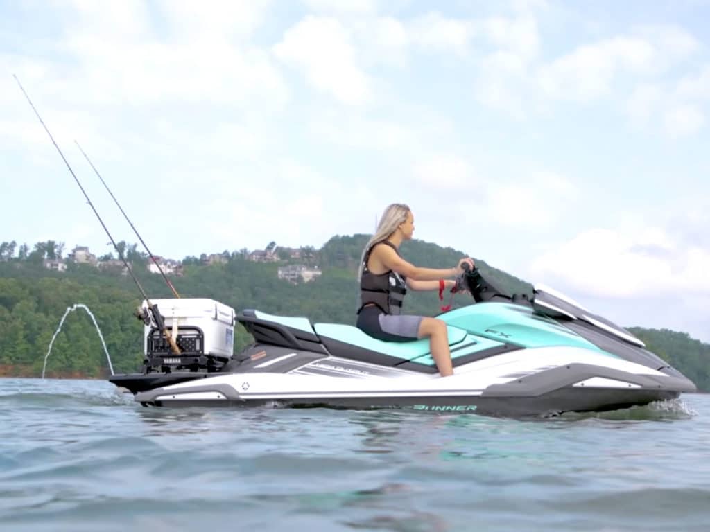 Yamaha PWC outfitted with the RecDeck™ platform