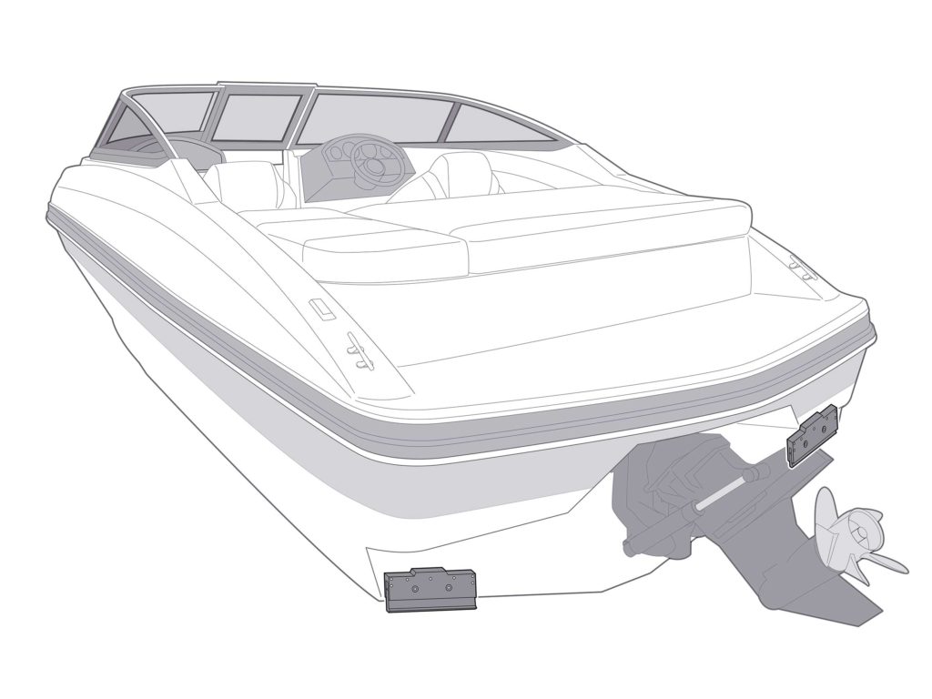 Transom thickness for the interceptors