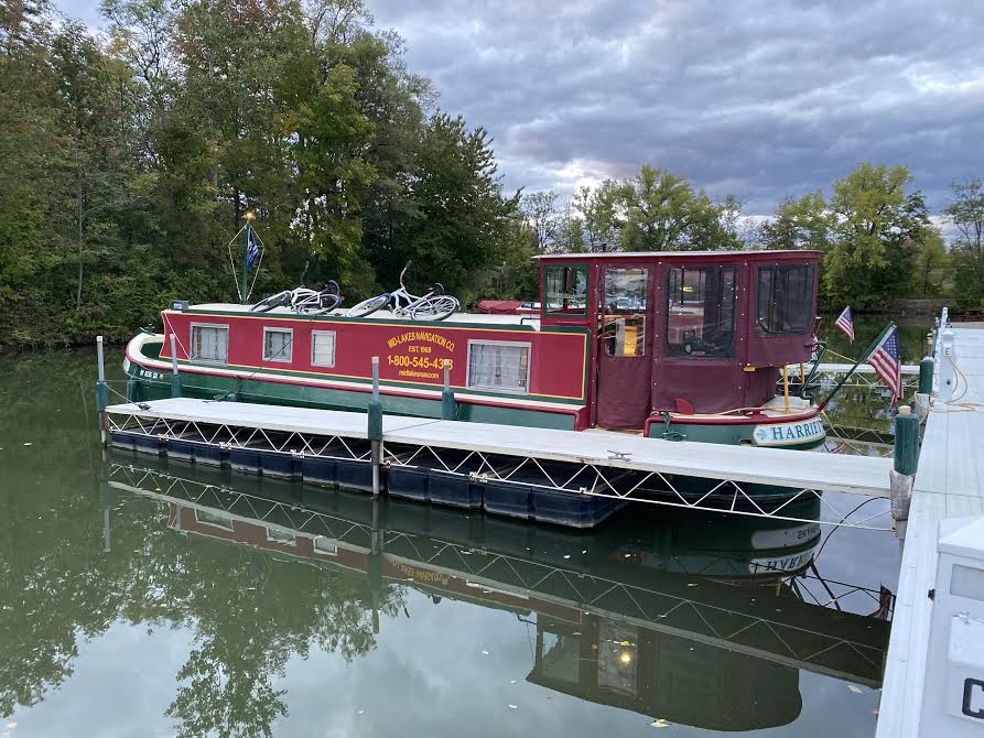 Houseboat on the Erie Canal