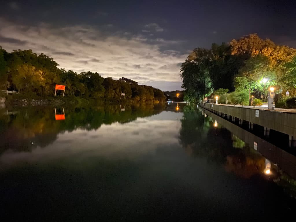 Nightfall along the Erie Canal