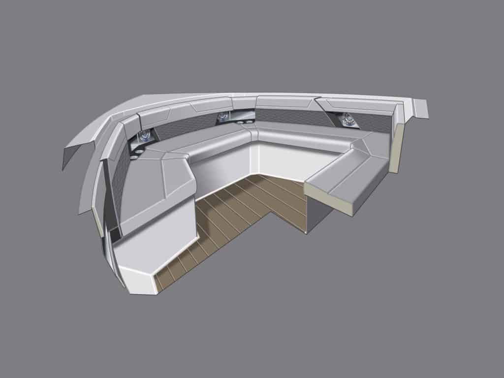 Formula 500 SSC bow seating