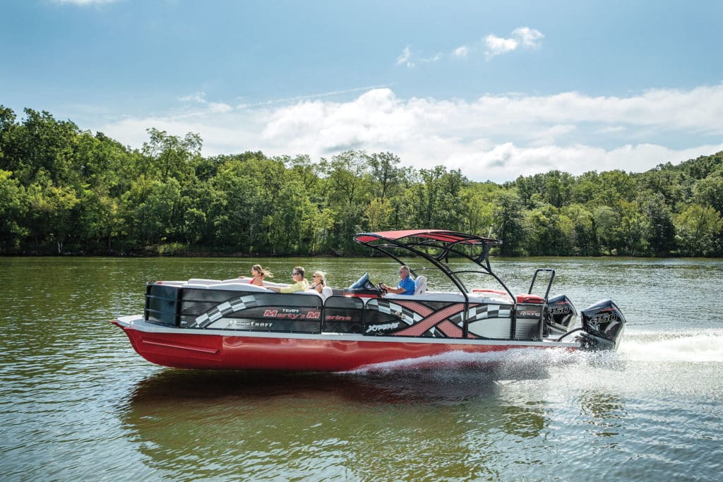 Seven Fast Pontoon Boats