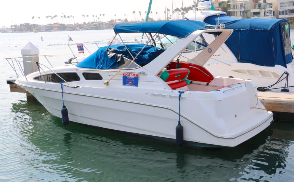 Boat at the dock ready for sea trial