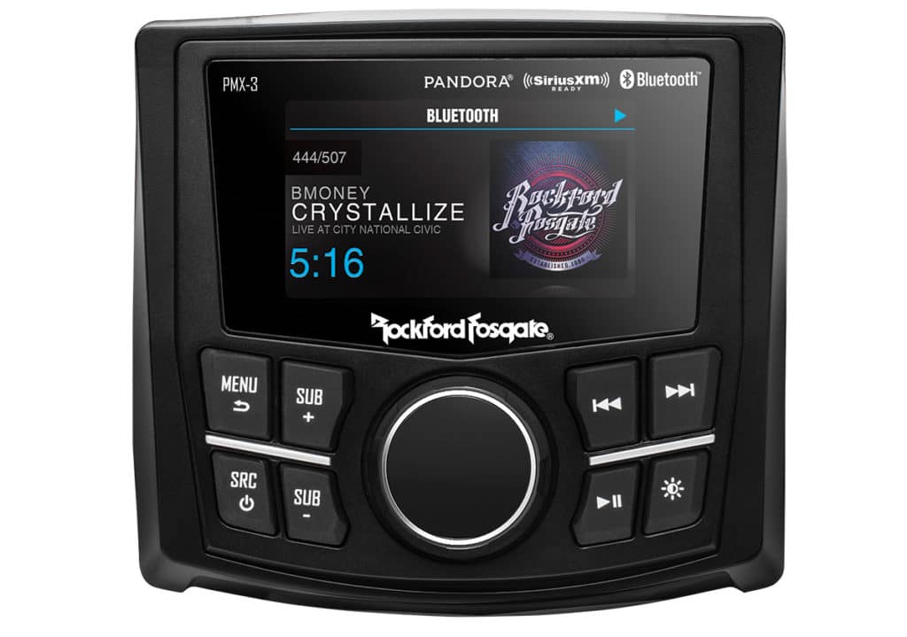 Rockford Fosgate PMX-8DH Display and PMX 8BB Receiver