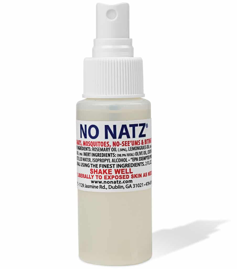 No Natz | Gnat, Mosquito and Biting Flies Repellant | Effective Personal Botanical Bug Spray | Hand-Crafted DEET-Free Hypoallergenic | Non-Greasy Formula (1, 2oz.)