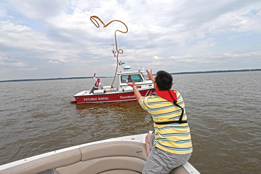 Rendering Aid: How to Safely Tow Other Boats