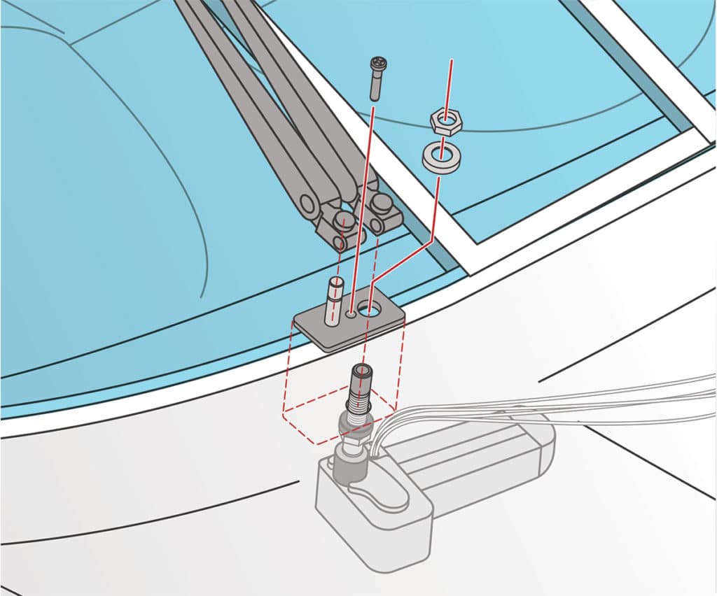 Installing a Boat Windshield Wiper