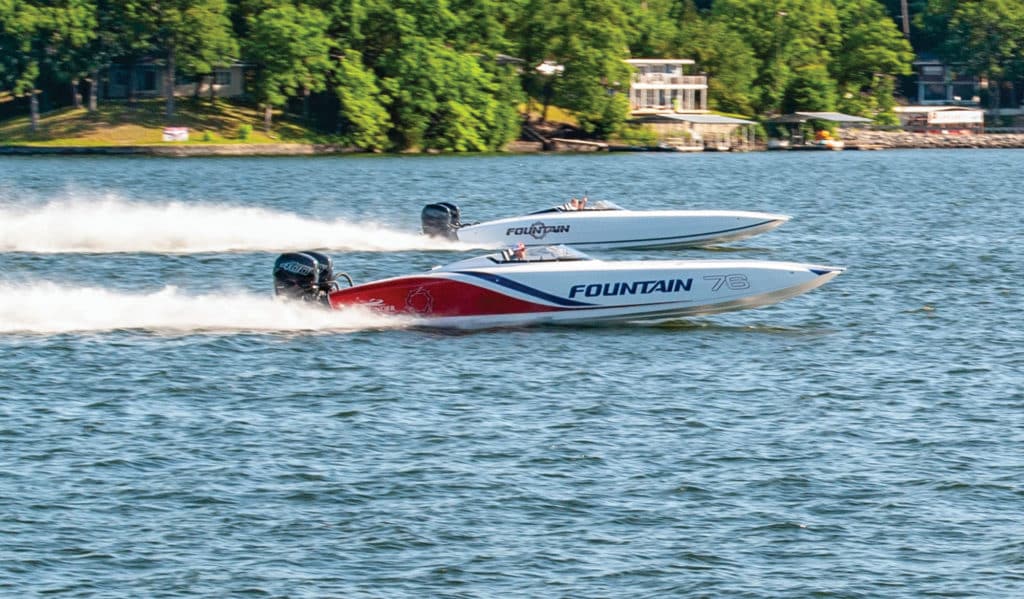 Fountain 32 Thunder Cat Boat Test