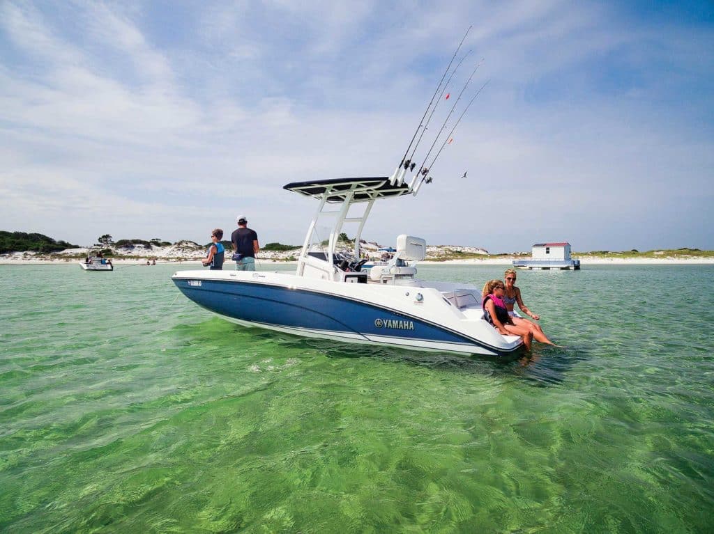 Yamaha 210 FSH Jetboat Center Console