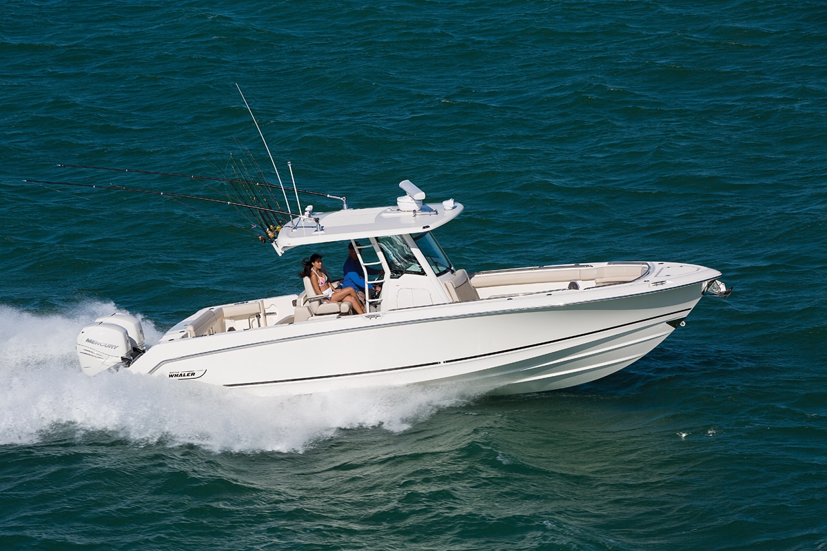 Boston Whaler 330 Outrage Boating Mag