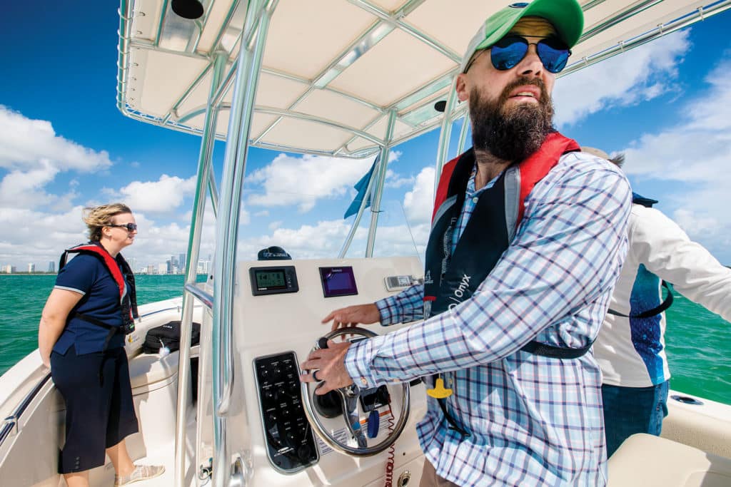 Looking Aft From the Helm