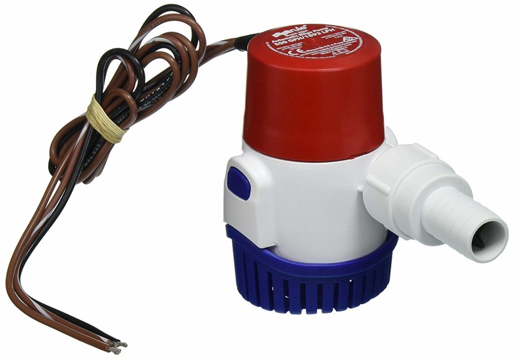 Rule 500 GPH 25SA Electronic Sensing Bilge Pump