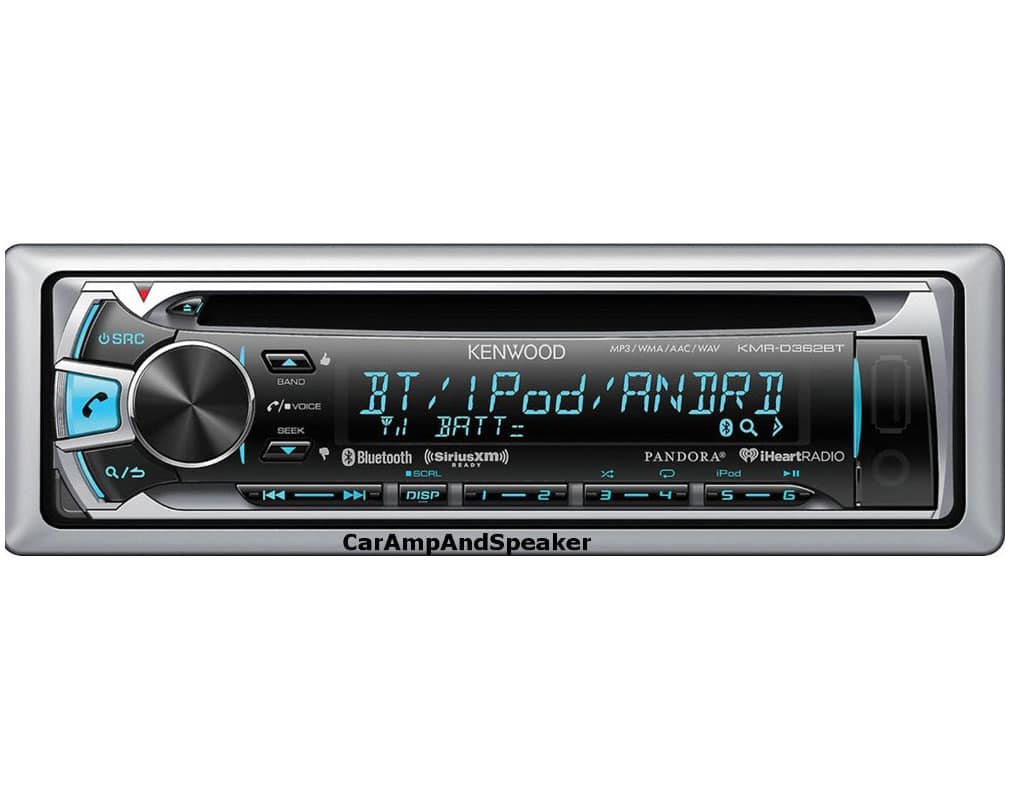Kenwood KMR-D362BT Marine CD Receiver with Built-in Bluetooth for boats