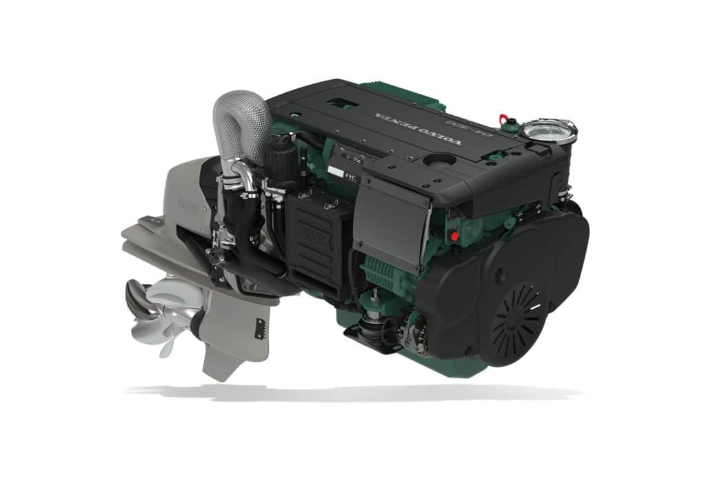 Upgraded parts on the new Volvo Penta engine line