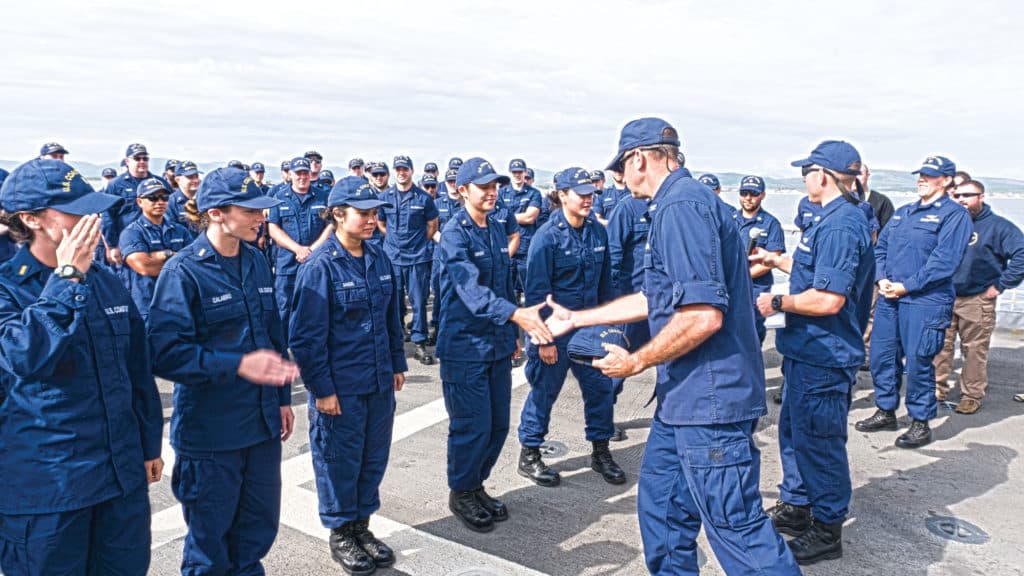New Coast Guard recruits