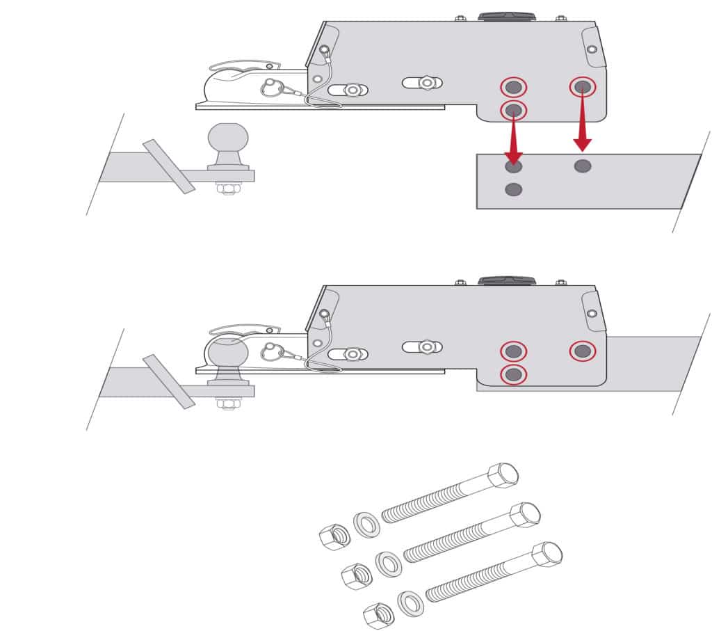 Bolting on the new actuator