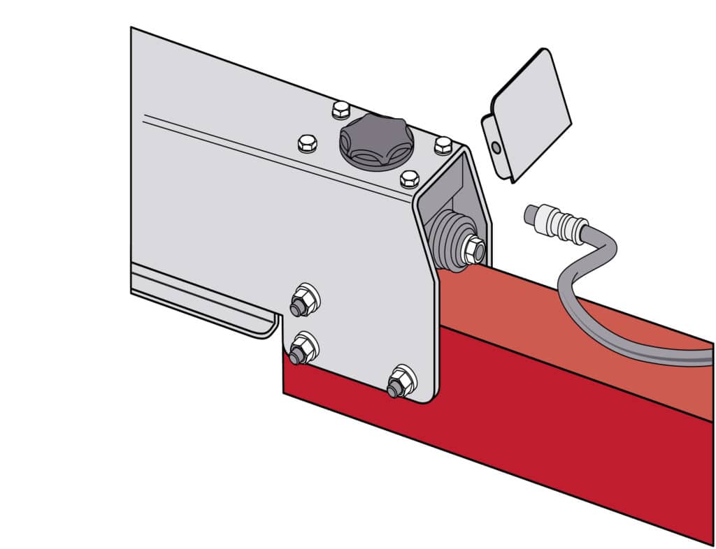 Connecting the lines for the coupler