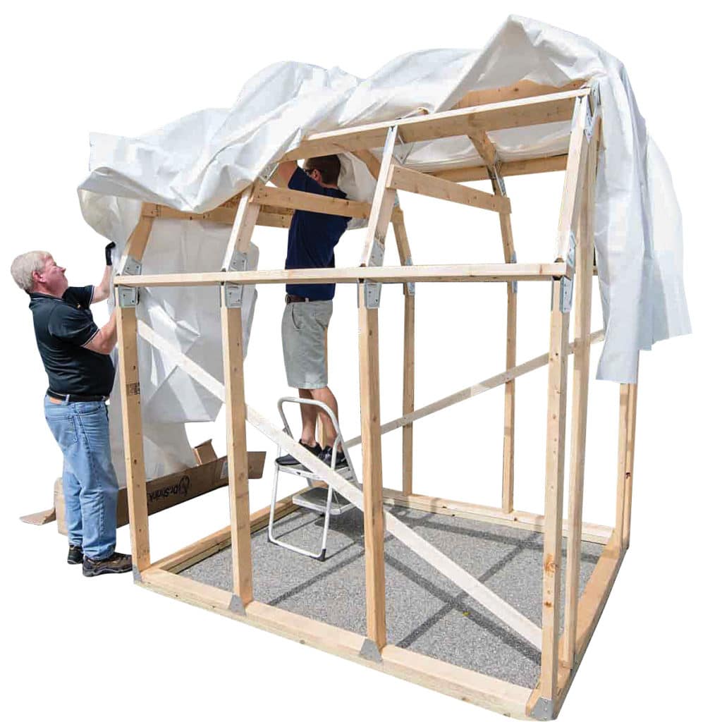 Build A Shrink-Wrap Boat Shed