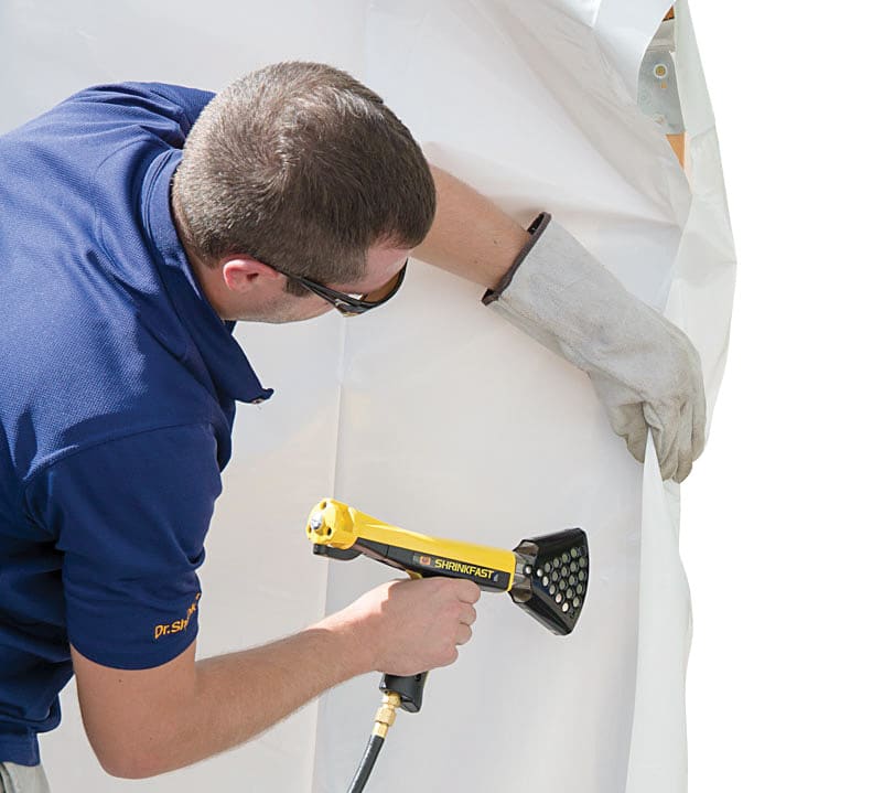 Build A Shrink-Wrap Boat Shed