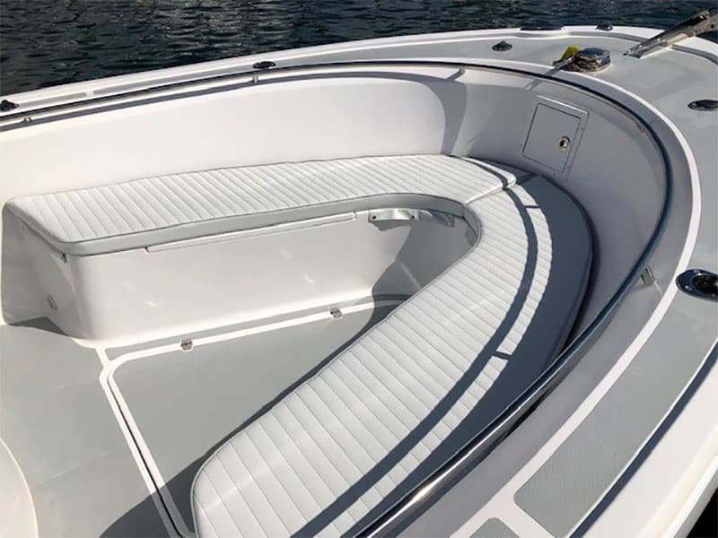 NorthCoast Boats 280 CC bow seating